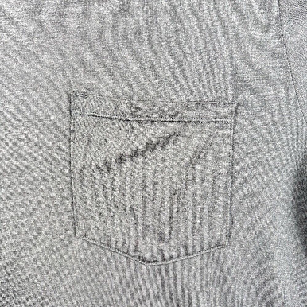 Unbound Merino Boxy Pocket Tee T-Shirt Women's Large Black 100% Merino Wool Crop - Picture 8 of 9